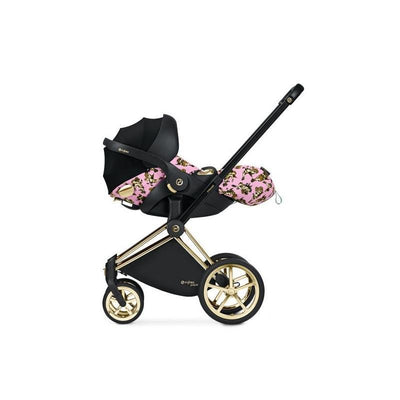 CYBEX Priam Stroller Frame and Lux Seat - Jeremy Scott Cherub Pink