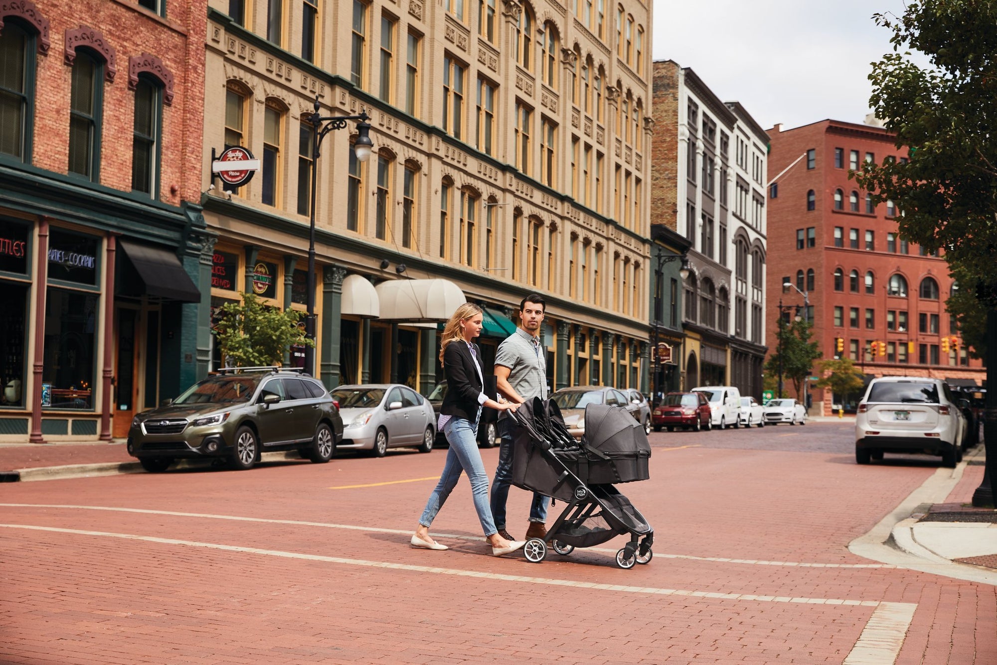 2019 Baby Jogger City Tour 2 Double Stroller - Jet