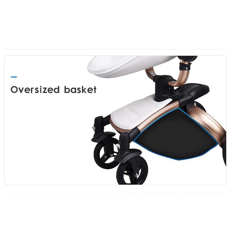 Leather 360 Degree Rotation Toddler Stroller