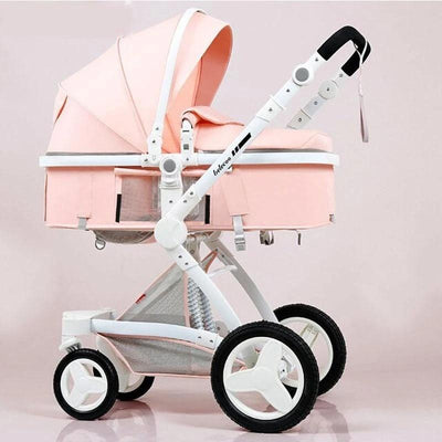 Luxury PU Baby Stroller Toddler Stroller
