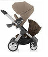 Crusi Stroller And Sibling Seat (Brown)
