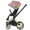 CYBEX Priam Stroller Frame and Lux Seat - Jeremy Scott Cherub Pink