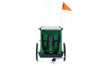 THULE Cadence Double Child Bicycle Trailer - Green