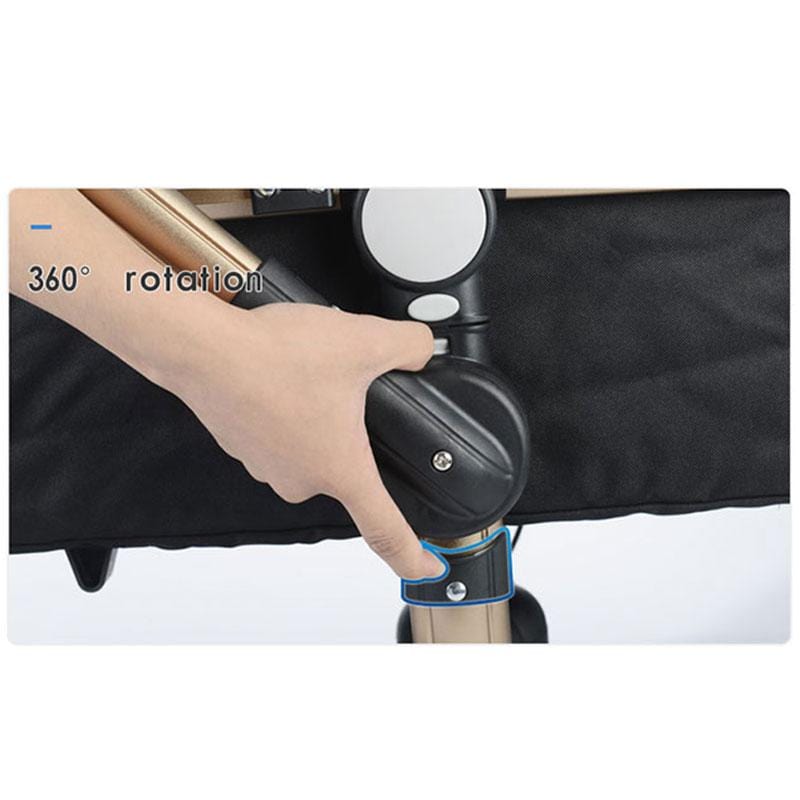 Leather 360 Degree Rotation Toddler Stroller