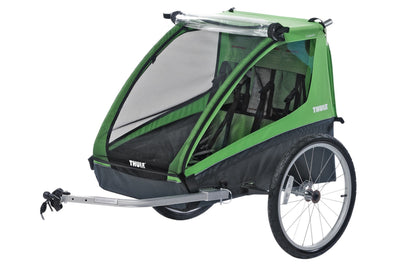 THULE Cadence Double Child Bicycle Trailer - Green