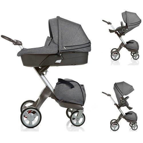 Xplory Newborn Stroller In Black Melange