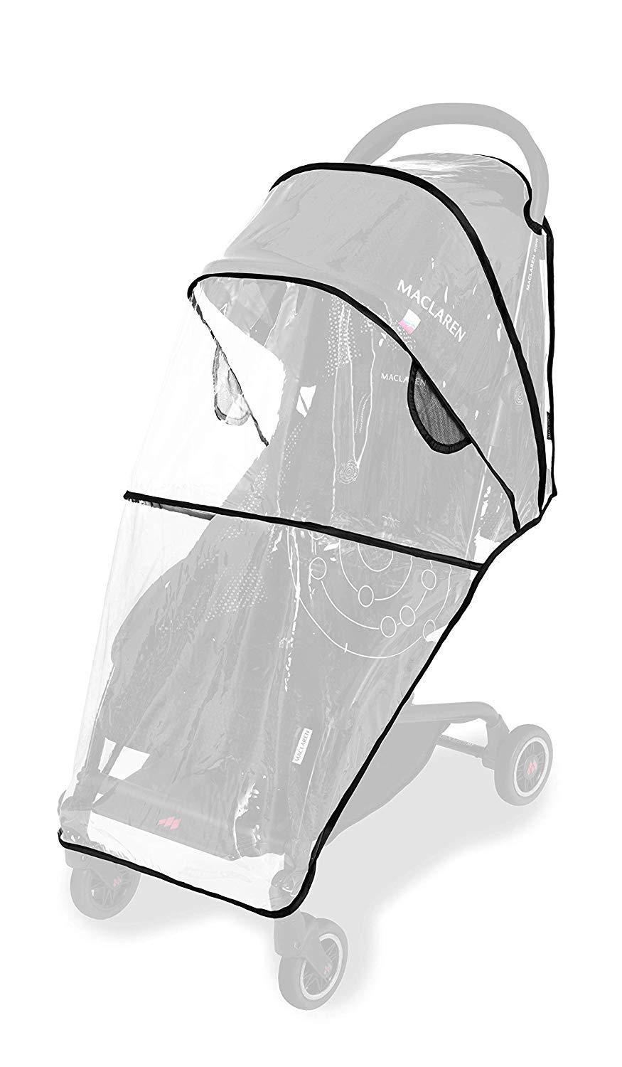 MACLAREN Atom Style Set Travel System Stroller - Black / Woodside
