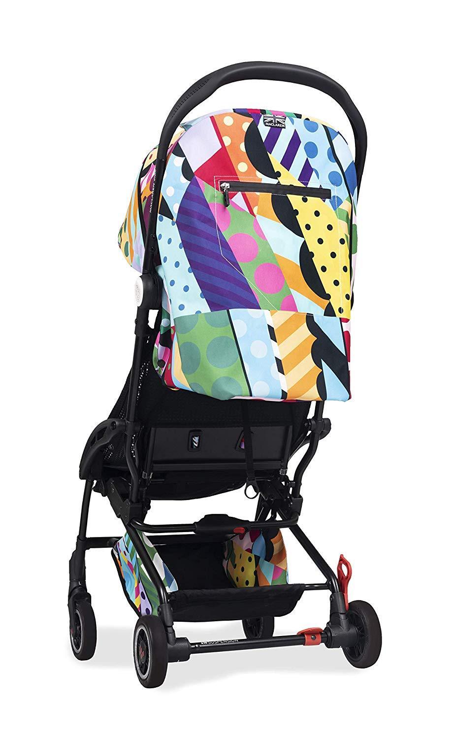 MACLAREN Atom Style Set Travel System Stroller - Black / Woodside