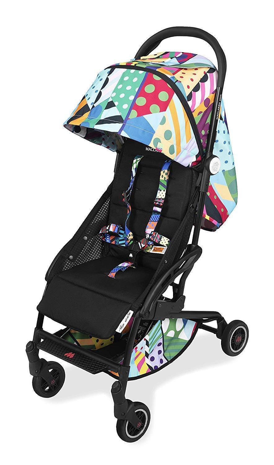 MACLAREN Atom Style Set Travel System Stroller - Black / Woodside