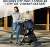 BABY JOGGER City Mini 2/City GO (3 Wheel) Travel System - Jet