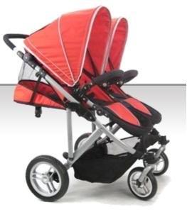 Duo 4 Wheel Double Twin Baby Stroller