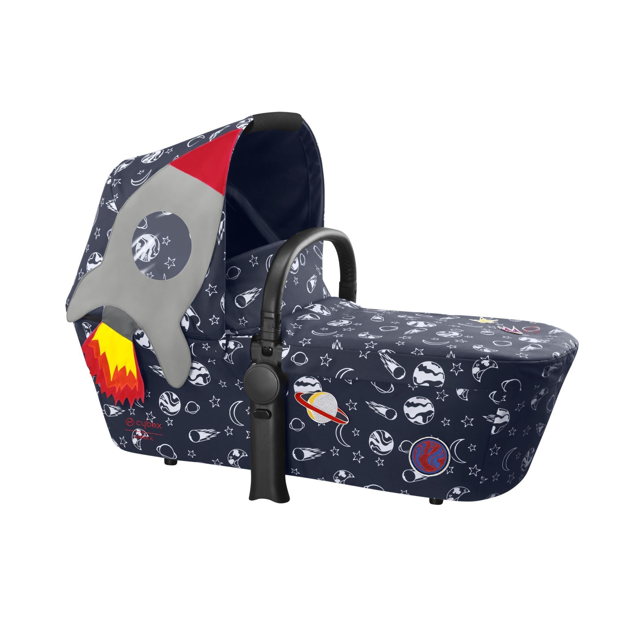 CYBEX PRIAM Carry Cot Space Rocket - Navy Blue