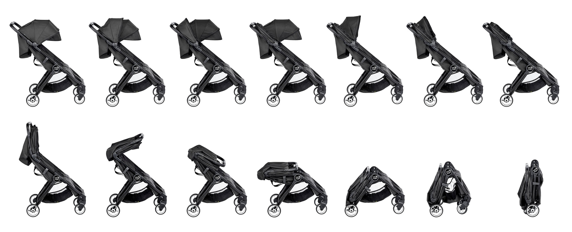 2019 Baby Jogger City Tour 2 Double Stroller - Jet