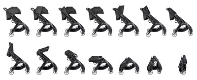 2019 Baby Jogger City Tour 2 Double Stroller - Jet