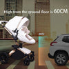 Leather 360 Degree Rotation Toddler Stroller