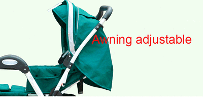 Twin babys double jogging stroller