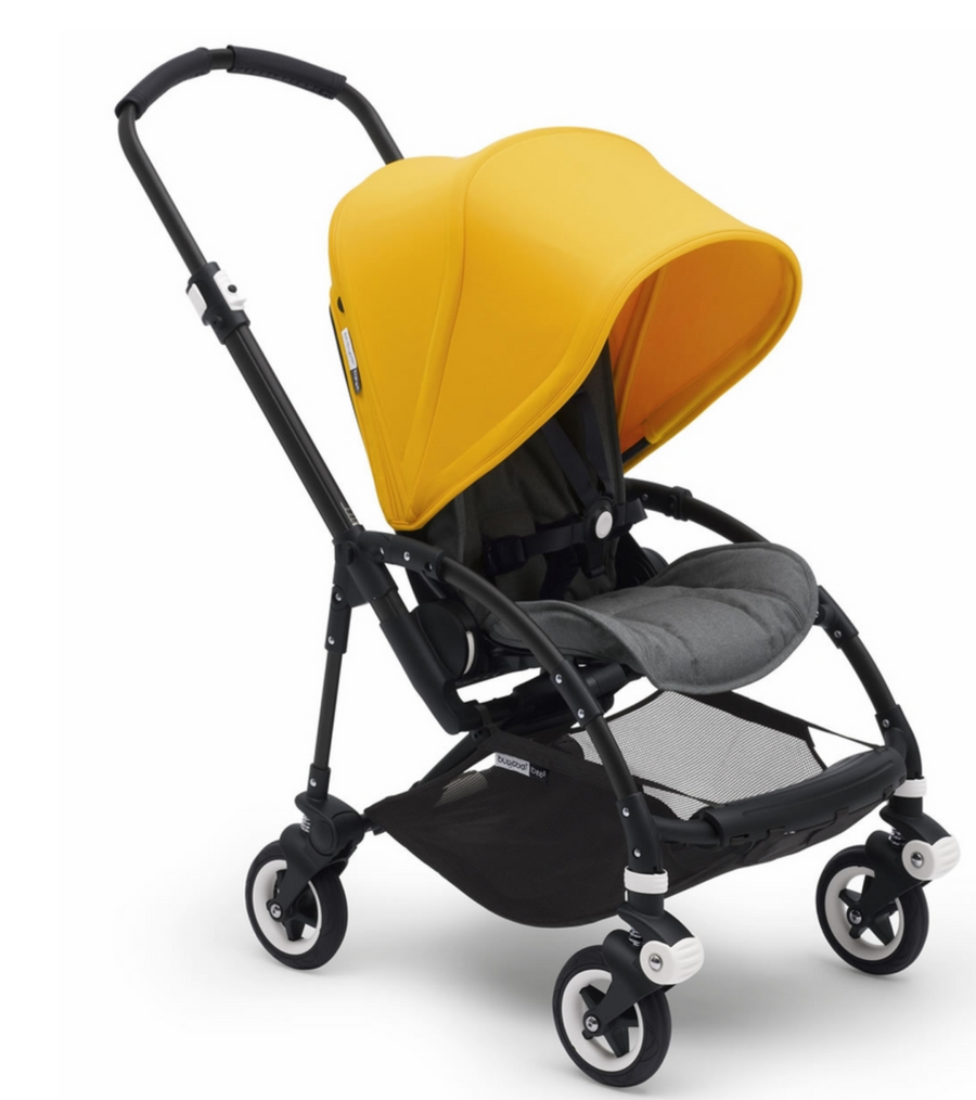 Bugaboo Bee 5 Complete Stroller Yellow/Grey Melange