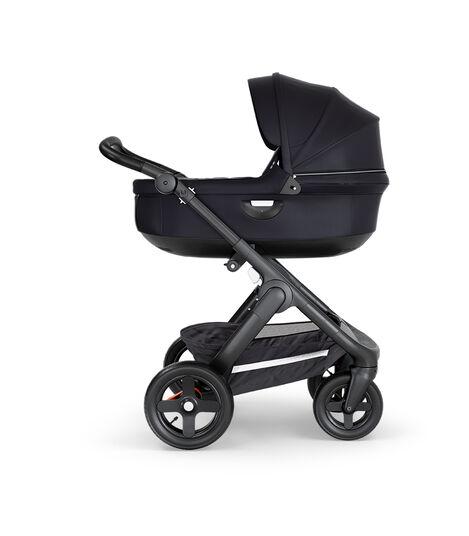 STOKKE Trailz Black with Black Leatherette Handle Stroller