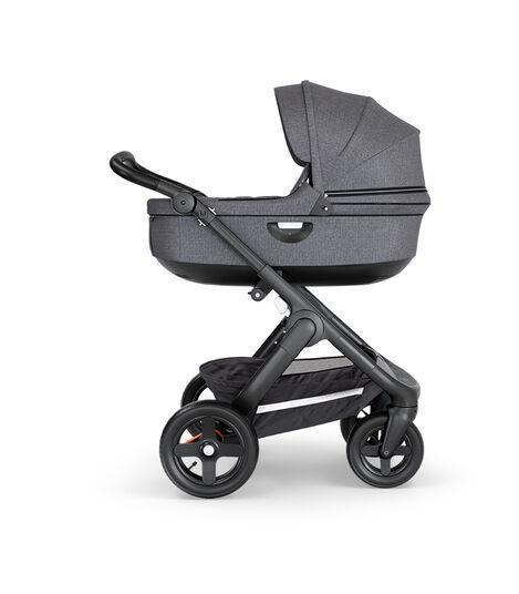 STOKKE Trailz Black with Black Leatherette Handle Stroller