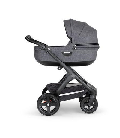 STOKKE Trailz Black with Black Leatherette Handle Stroller