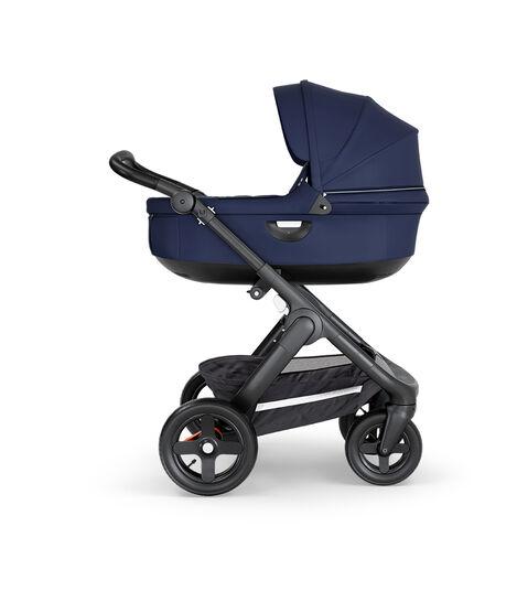 STOKKE Trailz Black with Black Leatherette Handle Stroller