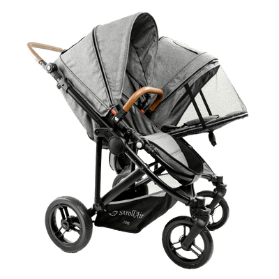 StrollAir Twin Way Twin Stroller/Double Stroller - Denim Slate