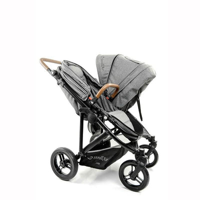 StrollAir Twin Way Twin Stroller/Double Stroller - Denim Slate