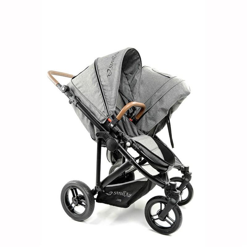 StrollAir Twin Way Twin Stroller/Double Stroller - Denim Slate