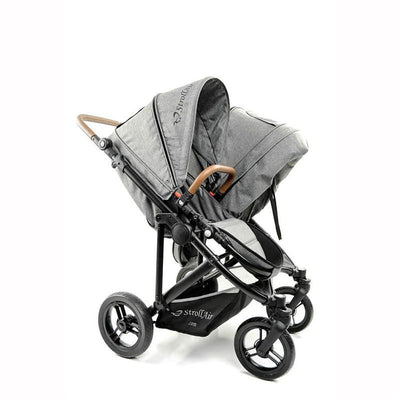 StrollAir Twin Way Twin Stroller/Double Stroller - Denim Slate