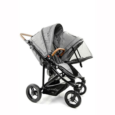 StrollAir Twin Way Twin Stroller/Double Stroller - Denim Slate