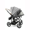 StrollAir Twin Way Twin Stroller/Double Stroller - Denim Slate