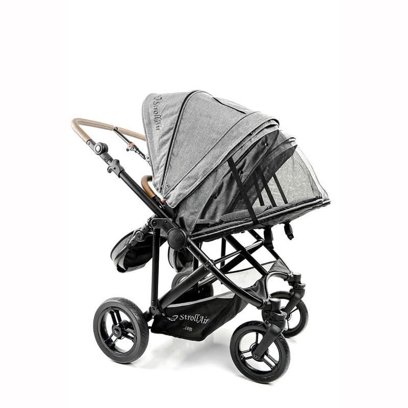 StrollAir Twin Way Twin Stroller/Double Stroller - Denim Slate