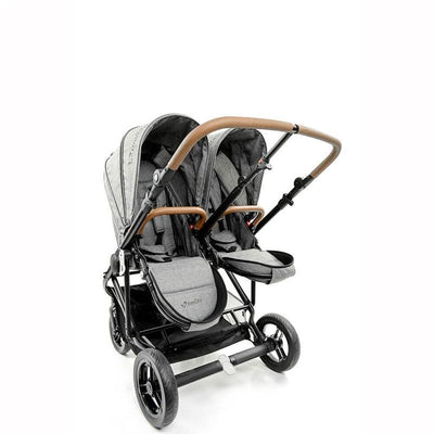 StrollAir Twin Way Twin Stroller/Double Stroller - Denim Slate