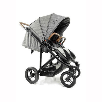 StrollAir Twin Way Twin Stroller/Double Stroller - Denim Slate