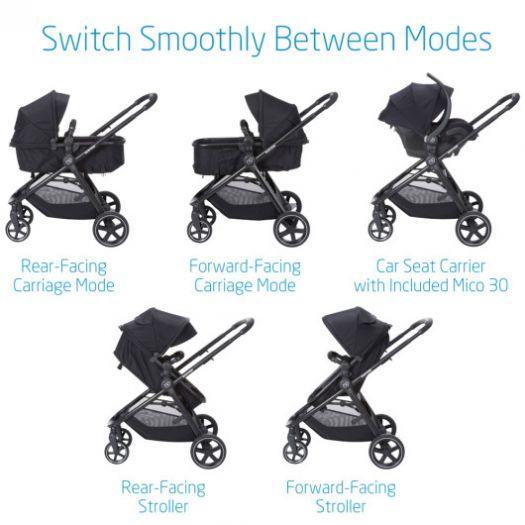 MAXI COSI Zelia 5-in-1 Modular Travel System with Mico 30 (Stroller and Car Seat)