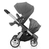 Crusi Stroller And Sibling Seat (Black Melange)