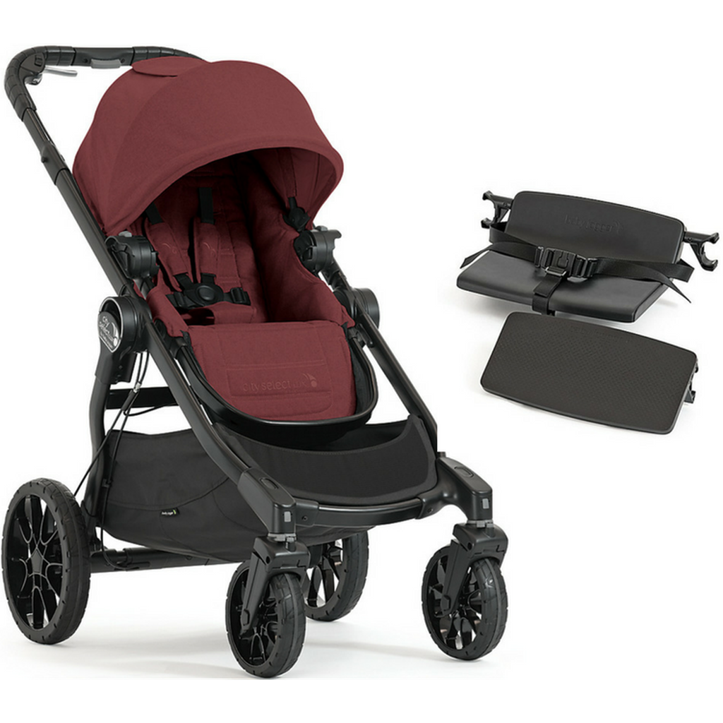 Baby Jogger City Select LUX Stroller, Bench Seat and Second Seat Adapters