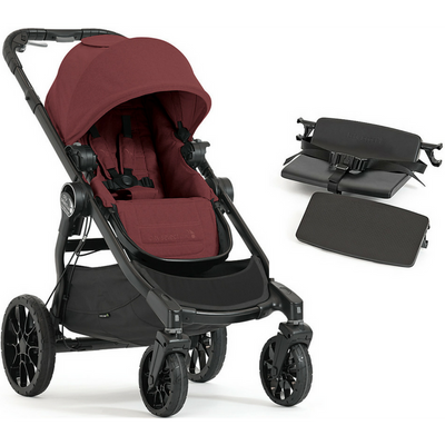 Baby Jogger City Select LUX Stroller, Bench Seat and Second Seat Adapters