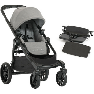 Baby Jogger City Select LUX Stroller, Bench Seat and Second Seat Adapters