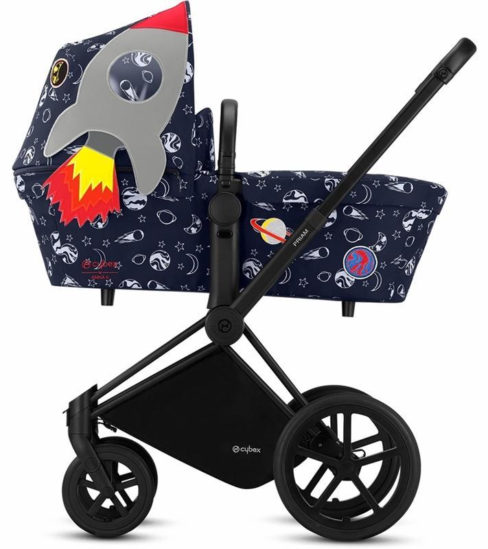 CYBEX MIOS BLACK Space Rocket - Navy Blue