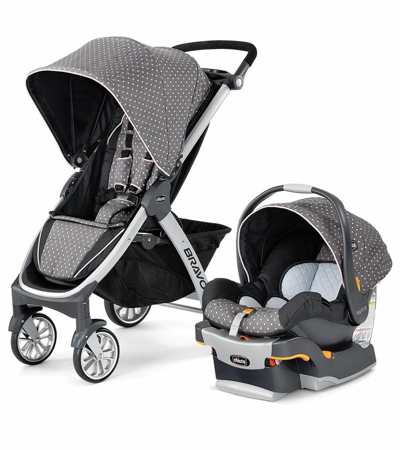 CHICCO Bravo Trio Travel System - Lilla