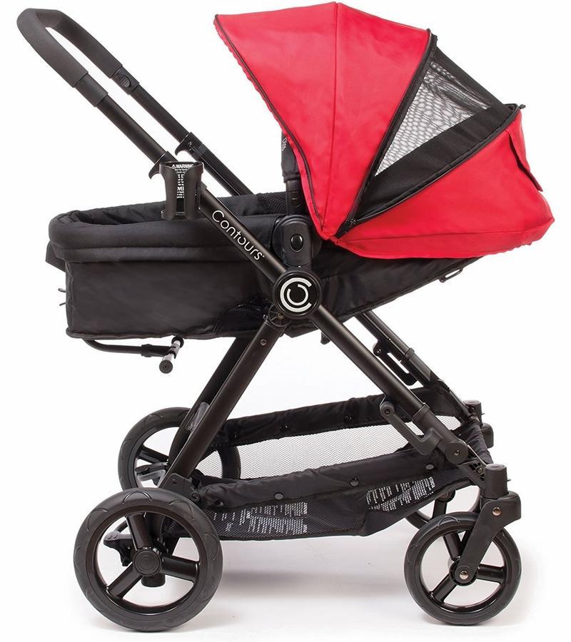 Contours Bliss 4-in-1 Convertible Stroller - Crimson