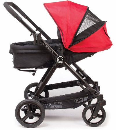 Contours Bliss 4-in-1 Convertible Stroller - Crimson
