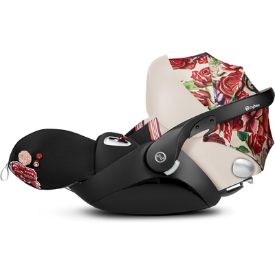 Cybex Cloud Q Infant Car Seat with SensorSafe - Spring Blossom