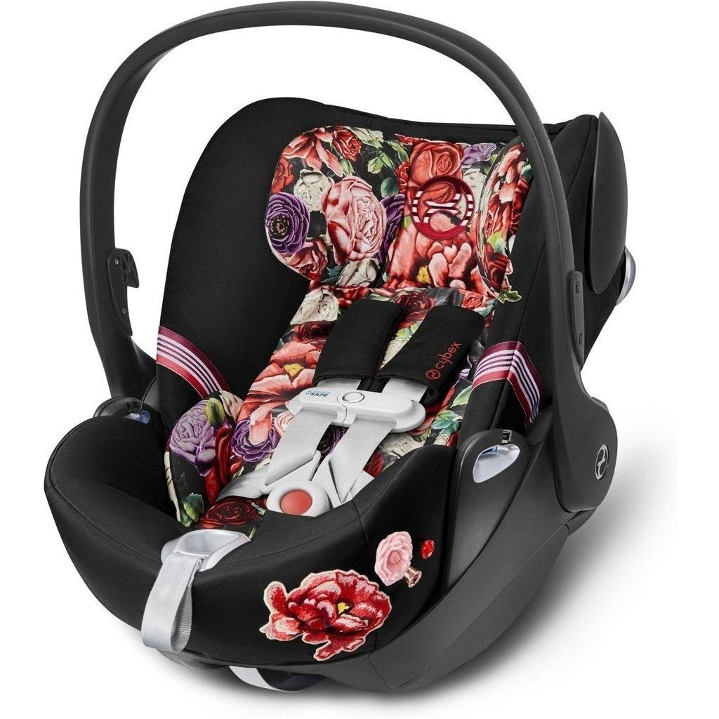 Cybex Cloud Q Infant Car Seat with SensorSafe - Spring Blossom