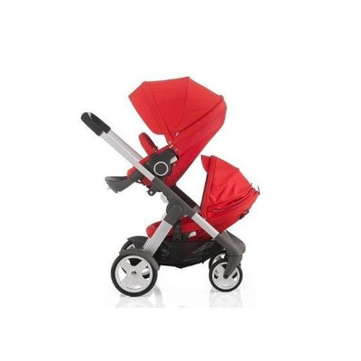 Crusi Stroller And Sibling Seat (Black Melange)
