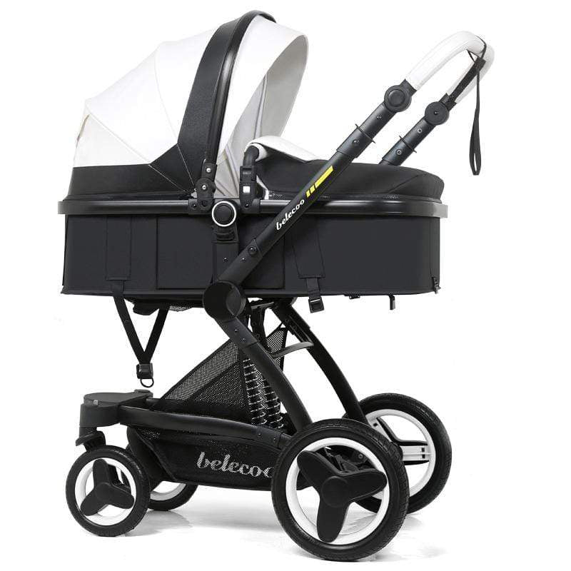 Luxury PU Baby Stroller Toddler Stroller
