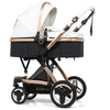 Luxury PU Baby Stroller Toddler Stroller