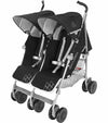 MACLAREN Twin Techno Stroller - Lightweight Compact - Black
