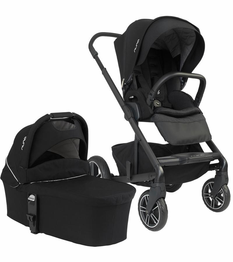 NUNA MIXX 2 Stroller + MIXX Series Bassinet - Caviar